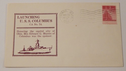 Uss columbus launched - columbus,